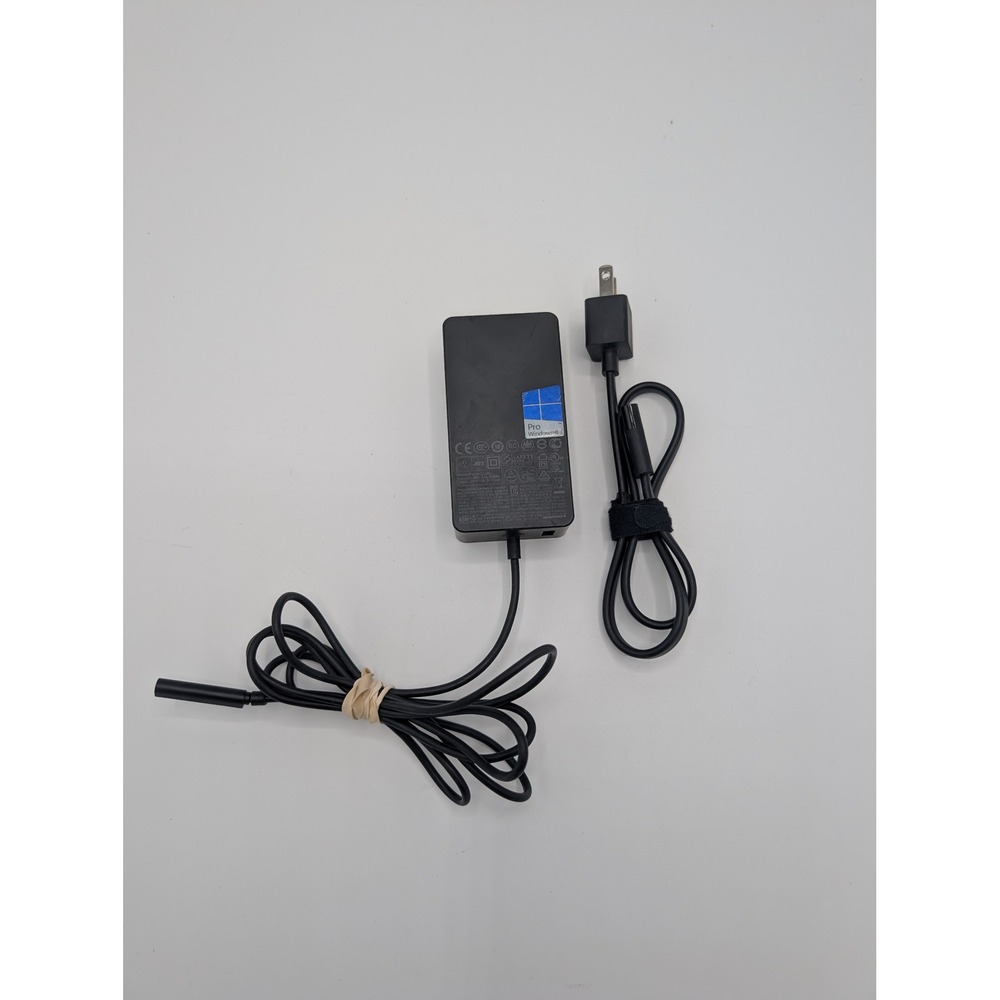 Microsoft Surface Pro 2 AC Power Adapter 48W 12V 3.6A Model 1536 Black Charger